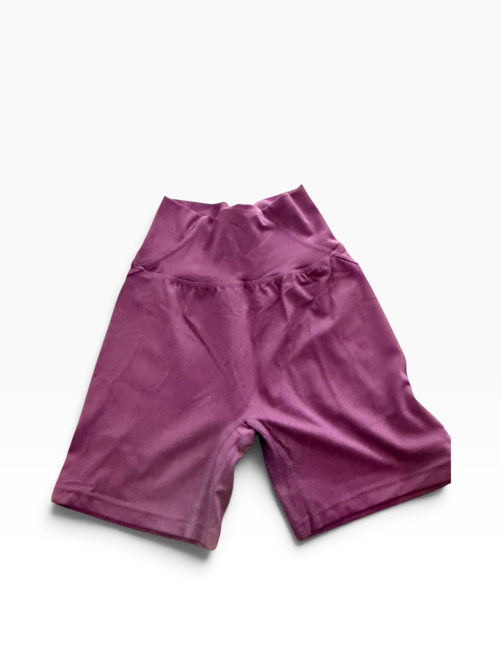 Alphalete Aura Ultra High Rise 5” Shorts Plum Purple XS NWT